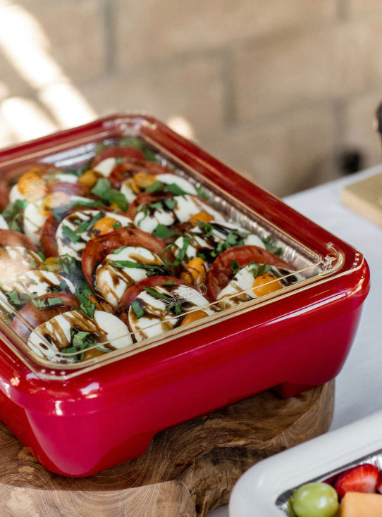 Pan Frame w/ Lid & Hot or Cold Gel Pack - Red – Kitchen Store at Allen ...