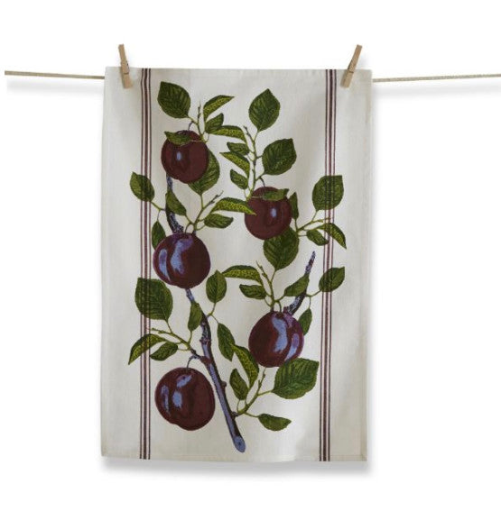 Plum dish towels discount