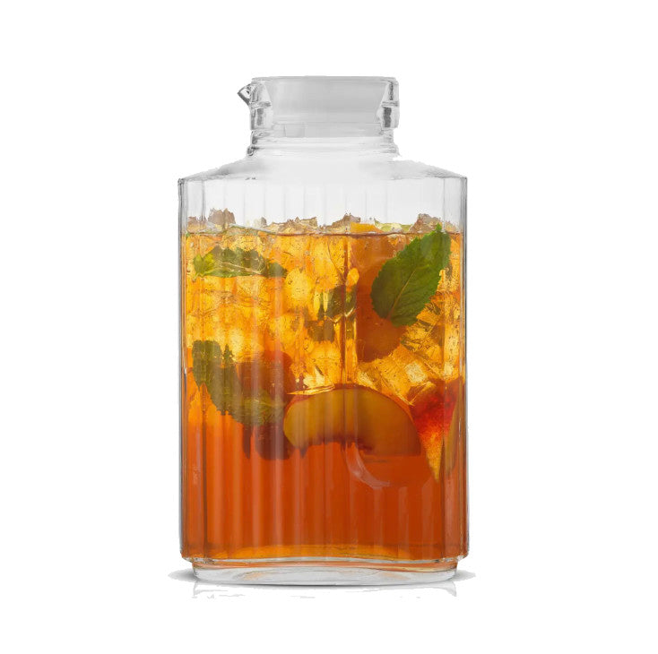 Rectangle Fluted Glass Pitcher & 2 Lids – Kitchen Store at Allen & Petersen