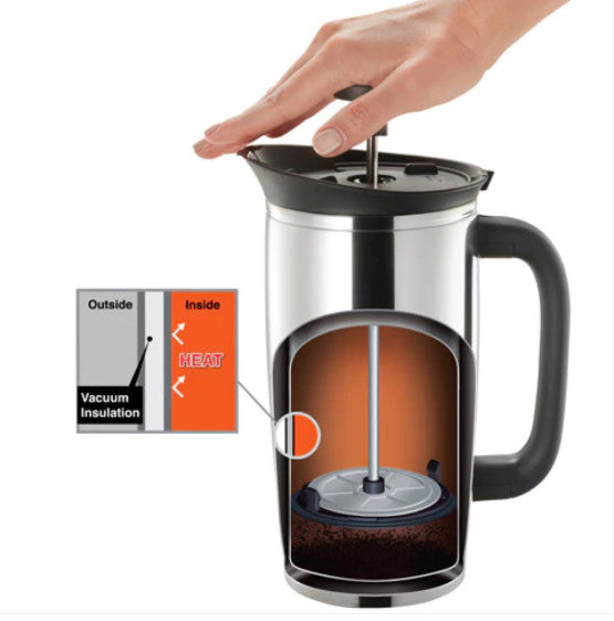 Vacuum Insulated French Press Liter